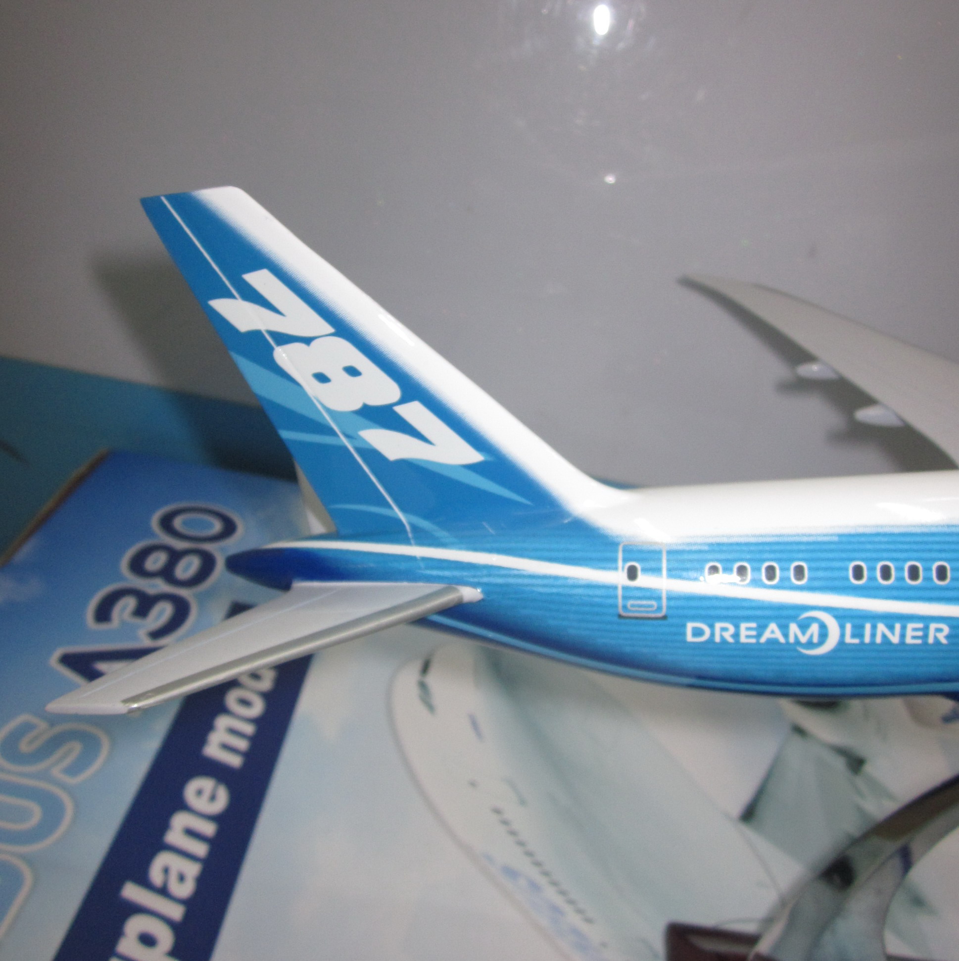 飞机模型（B787原型机）仿真飞机模型 合成树脂飞机模型详情图5