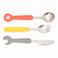 工具刀叉勺三件套 扳手螺丝刀造型餐具 创意工具造型餐具白底实物图