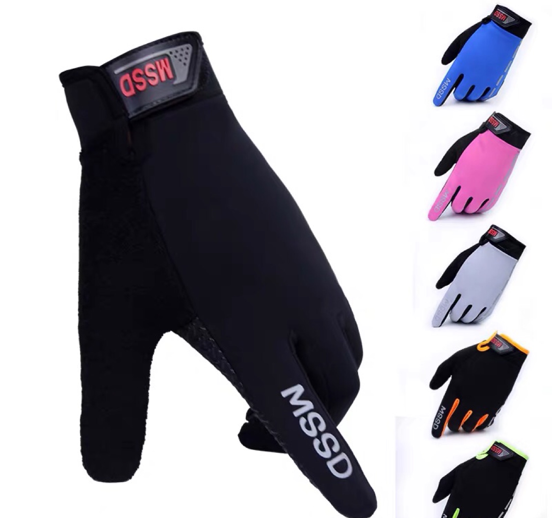 Driving Sunscreen Ice Silk Gloves For Men And Women All Finger Thin Touch Screen Summer Quick Dry Breathable Cycling Non-Slip Fitness Outdoor Sports
