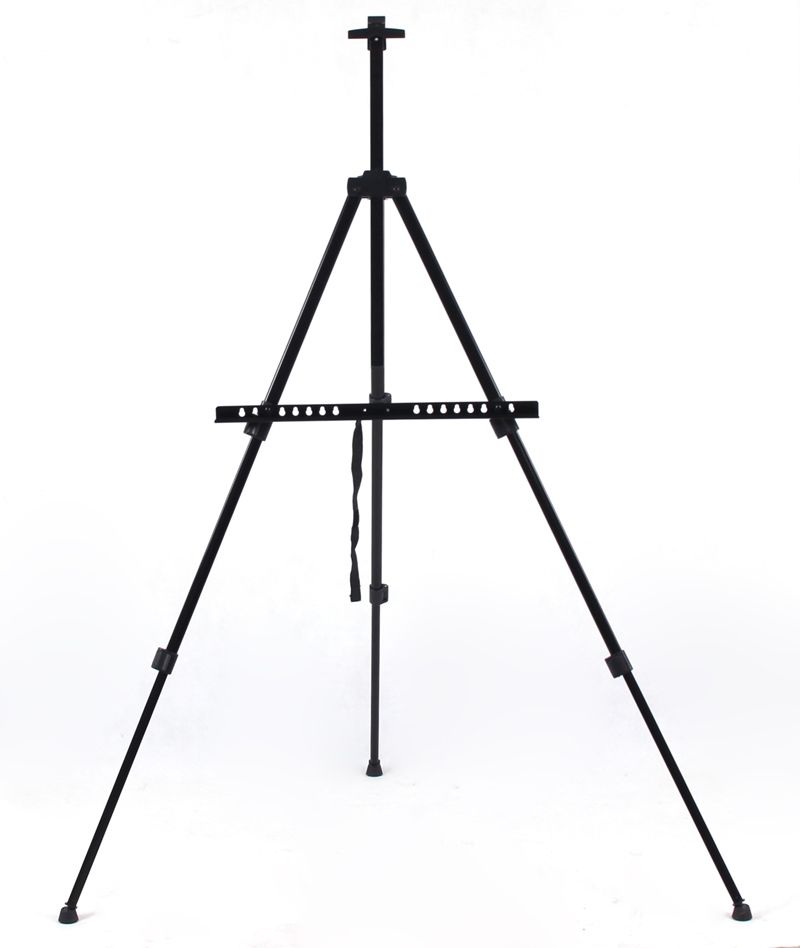 Display Stand Fluorescent Panel Tripod Iron Tripod Portable Easel Stand Pop Display Stand Adjustable Stand