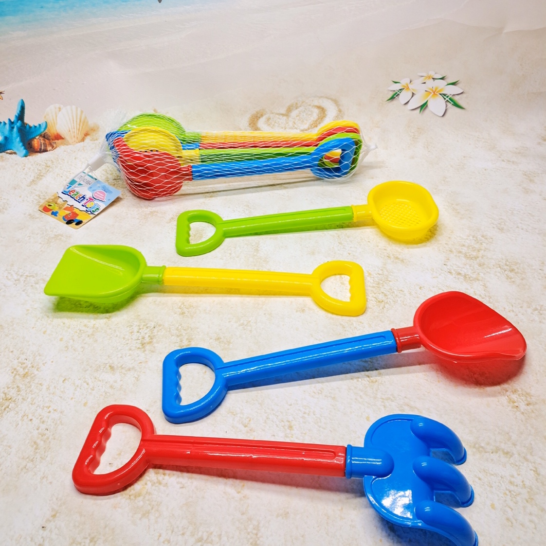 儿童沙滩玩具套装宝宝戏水玩沙男孩大号沙漏挖沙铲子桶工具决明子688-4详情图4
