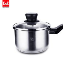 Yiwu Selection C&E creative kitchen appliances new stainless steel Korean milk pot soup pot thickened induction cooker gas general