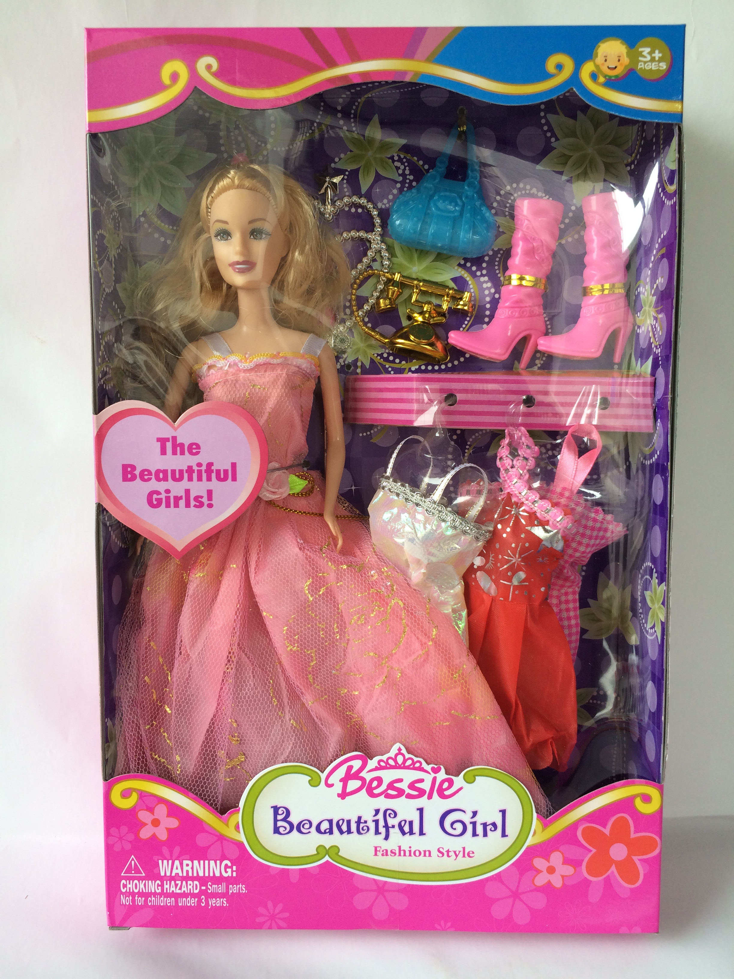 美少女洋娃娃时尚婚纱娃娃芭芘沙龙娃娃过家家玩具礼物儿童批发详情1