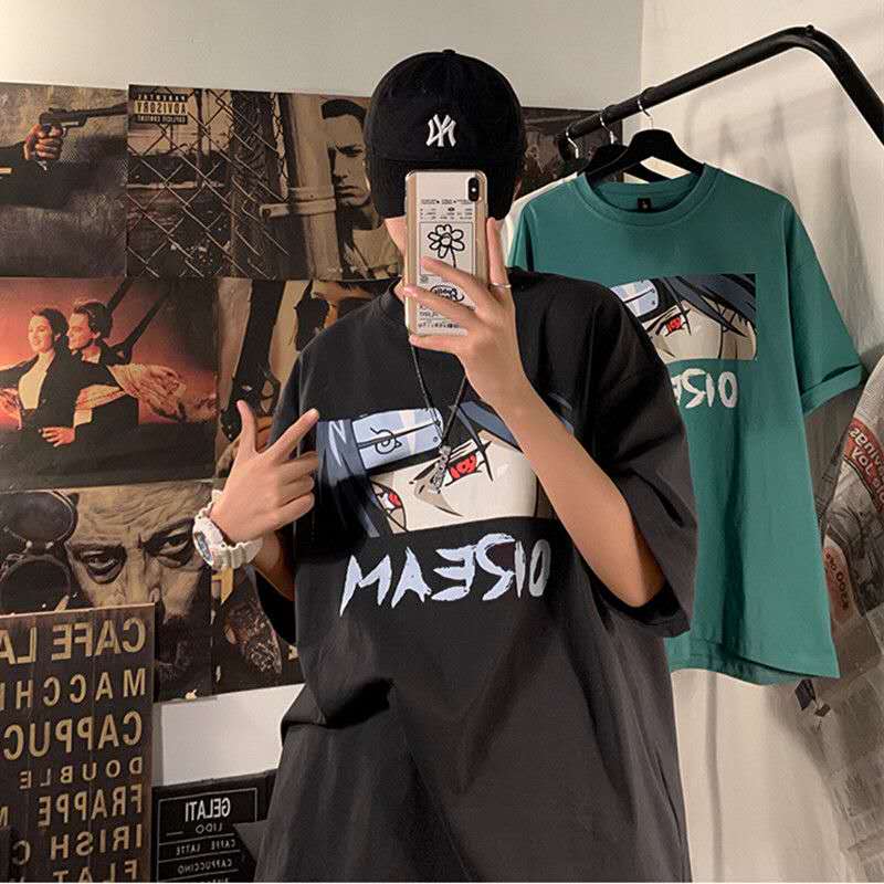 Cotton T-shirt for men's summer fashion t popular logo body men's short sleeves thumbnail