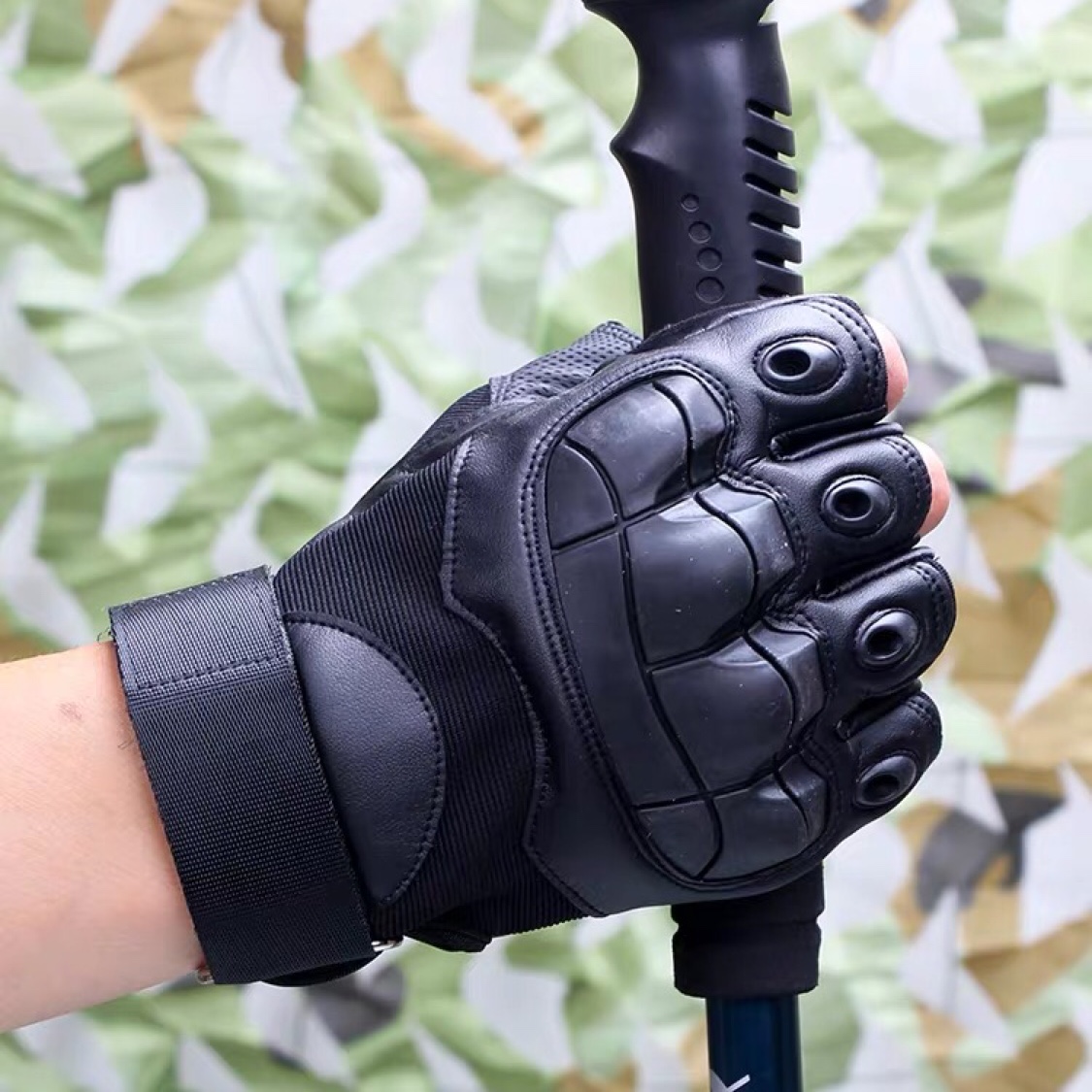 Black Hawk Tactical Gloves Men's Half-Fingered Special Forces Army Motorcycle Gloves Drop Proof Fingerless Riding Gloves