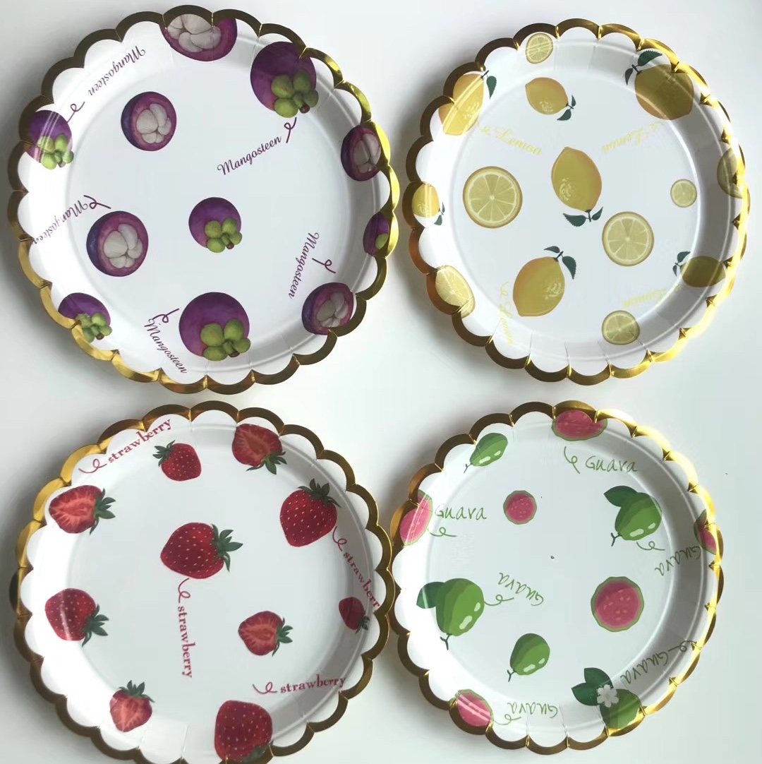 Gilt fruit paper tray thumbnail