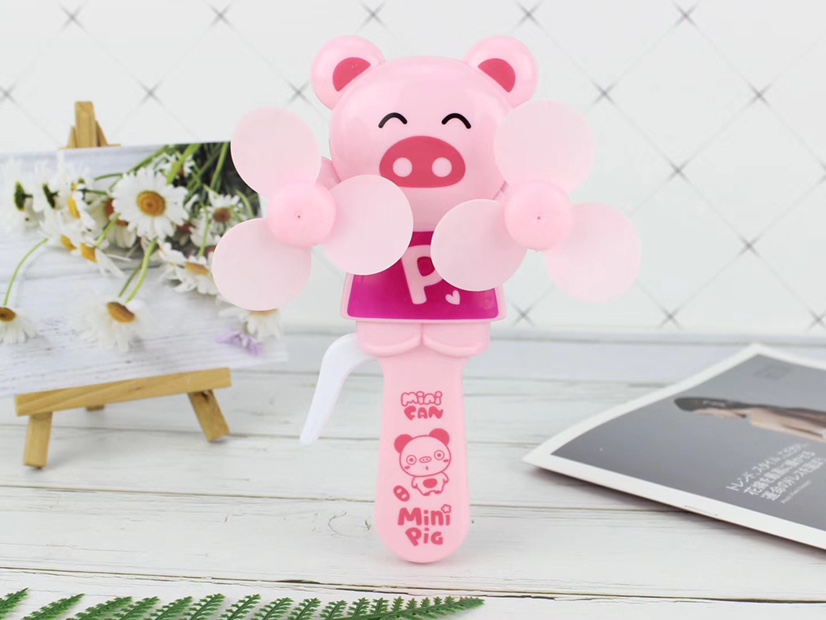 Hot-selling small pink hand-pressed mini fans and handheld mini hand-pressed fans are selling well at street stalls undefined