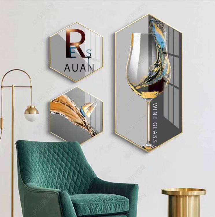 装饰画组合装饰画不规则组合画客厅餐厅挂画床头画详情图4