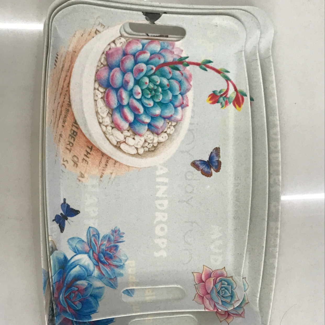 竹粉托盘，环保又安全，值得你们选择