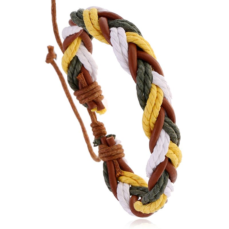 Manufacturers direct vintage braided cowhand bracelet bracelet simple multi-layer decoration Yiwu small goods wholesale thumbnail