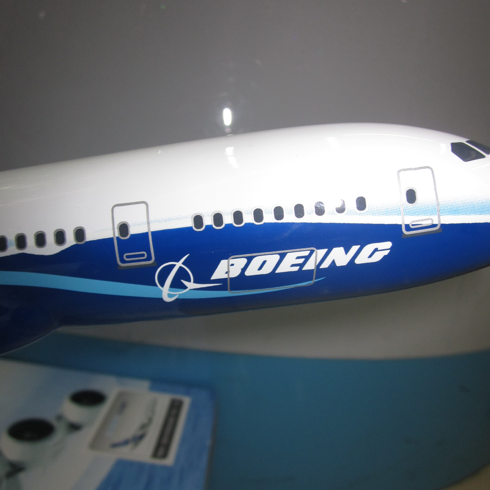 飞机模型（B787原型机）仿真飞机模型 合成树脂飞机模型详情图4