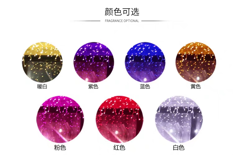 LED star curtain lights, Christmas festival inverted triangle door curtain lights, bedroom room decorative lights manufacturer wholesale Specification image