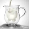 Creative 3D Cow Breakfast Glass Cup, Little Cow Double-layer Glass Cup, Cow Nipple High borosilicate Glass Cup details Picture