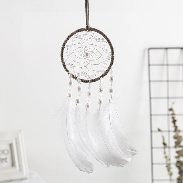 dreamcatcher hand-woven feather home wall decoration Creative Birthday car Hanging Gift 20DC017
