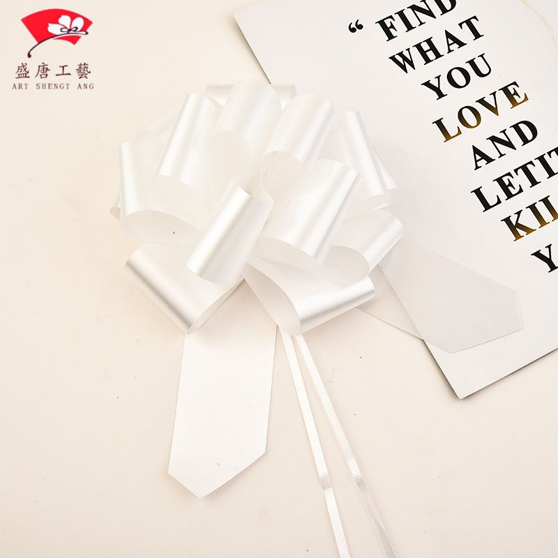 圣诞球花 婚庆装饰手拉花 礼品盒包装哑膜球花详情图7