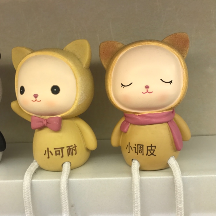 Hanging Doll 7 Creative home decoration small ornaments, cute and adorable new hanging doll small ornaments, resin handicrafts