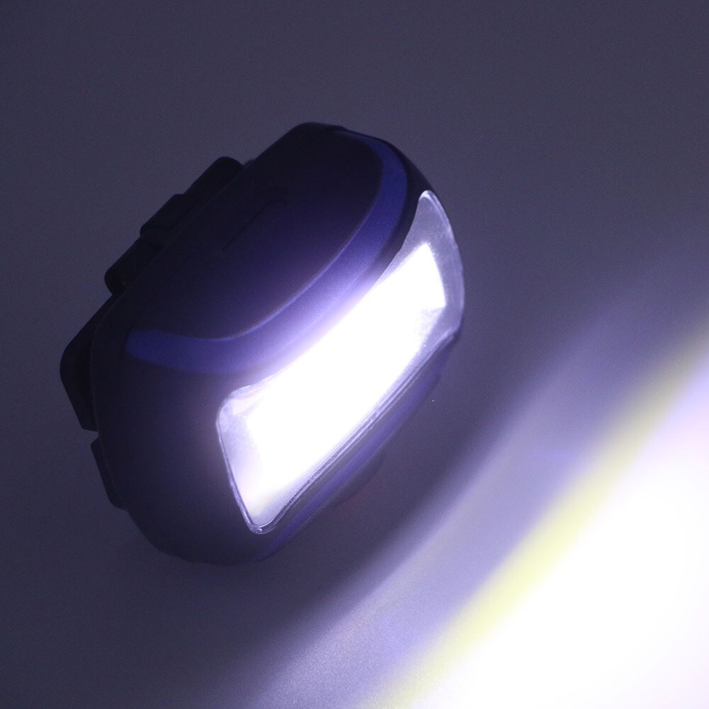 Manufacturers Direct Sales Of Three Cob Headlights Plastic Strong Bald Head Lights Outdoor Night Riding Mountaineering Lighting Work Lights details Picture