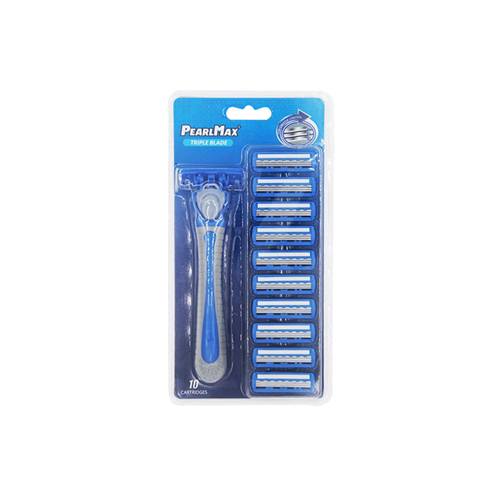 Three-blade disposable razor