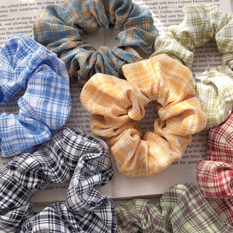 1628头饰 头绳 发绳 发圈基础款皮筋 布艺皮筋 饰品儿童款皮筋图