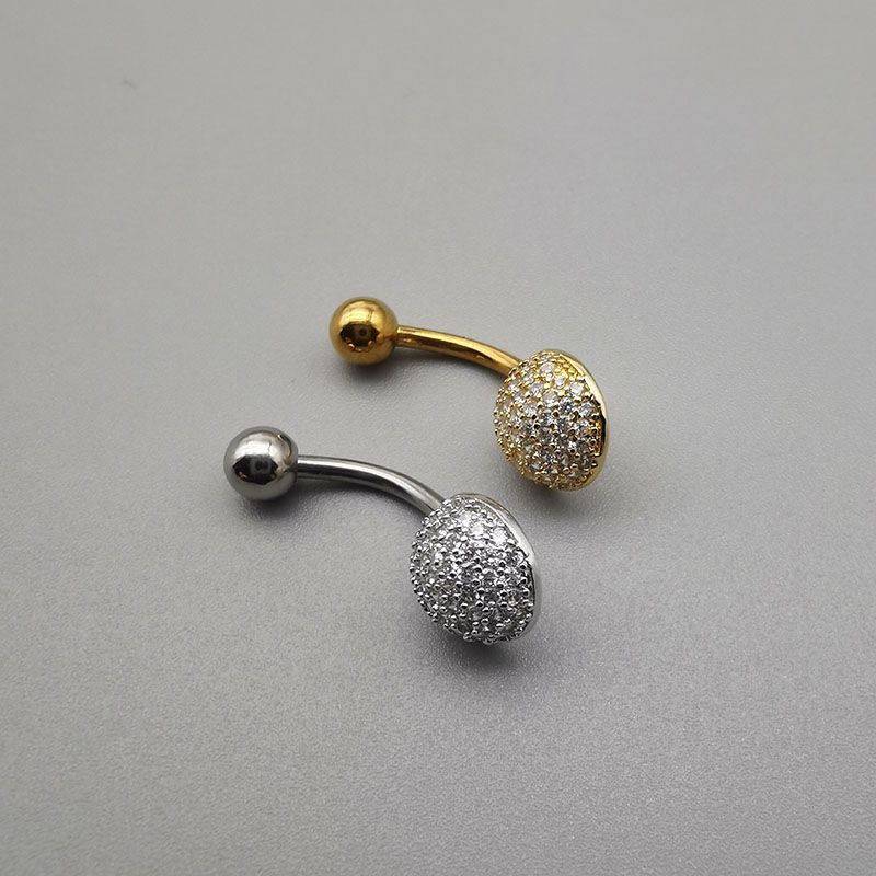 锆石肚脐钉图