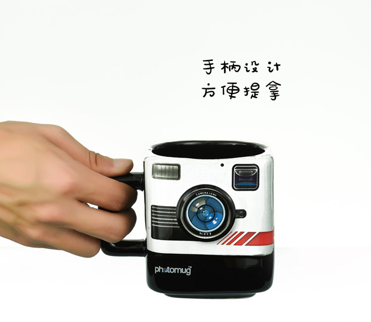 Creative Camera Pottery Porcelain Mug Personality Camera Lens Mug Camera Bone China Mug Application Scenario