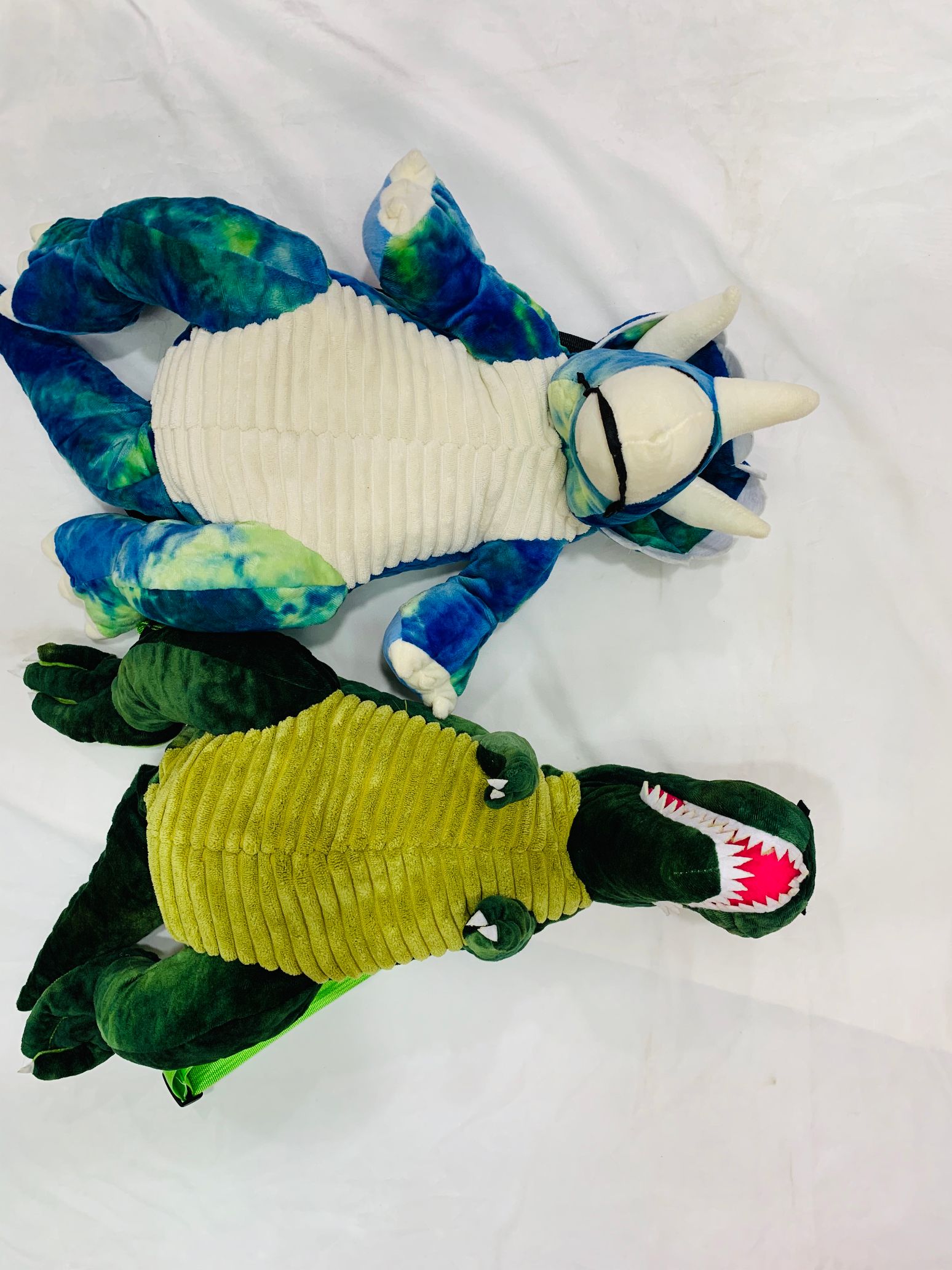 Plush dinosaur schoolbag, plush cartoon bag, kindergarten boy schoolbag, dinosaur-shaped backpack