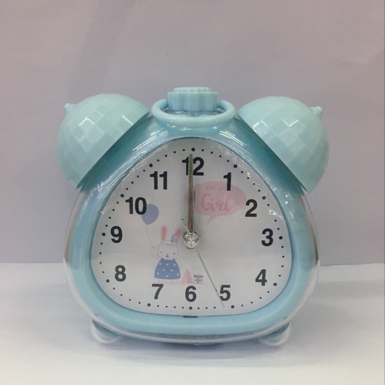 Student alarm clock Plastic bedside luminous small alarm clock creative simple retro alarm clock imitation ring decorative alarm clock thumbnail