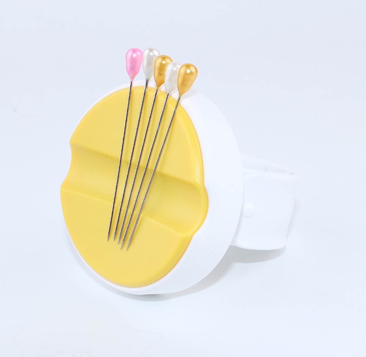 手腕吸针器  DIY手工拼布工具 珠针手纳盒 磁性吸针盒 腕带吸针器产品图