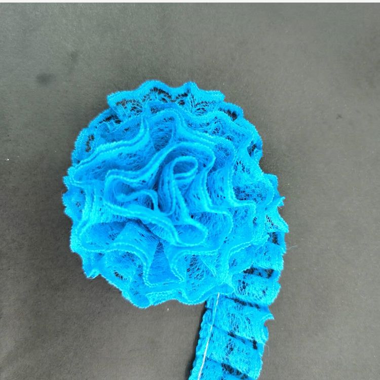 Polyester Sand Belt Printing Lace All Kinds Of Cloth Crease Flower Products Manufacturers Direct Sales Item Picture