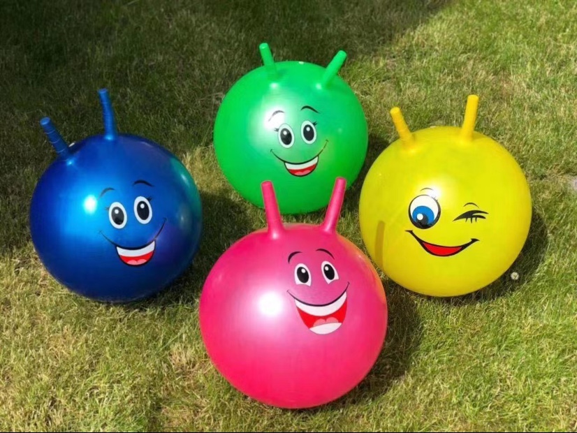 45公分羊角球混色图