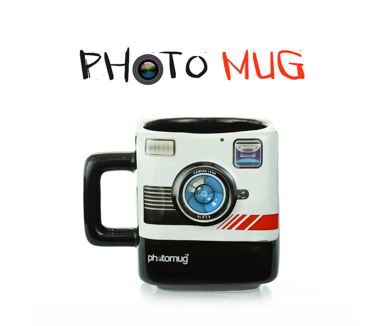 Creative Camera Pottery Porcelain Mug Personality Camera Lens Mug Camera Bone China Mug details Picture