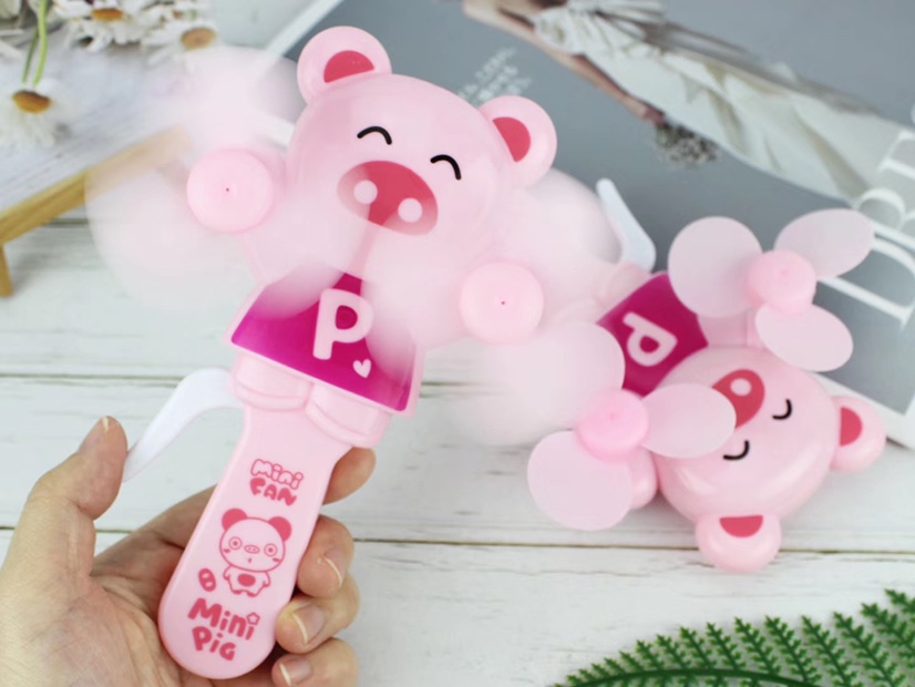 Hot-selling small pink hand-pressed mini fans and handheld mini hand-pressed fans are selling well at street stalls undefined