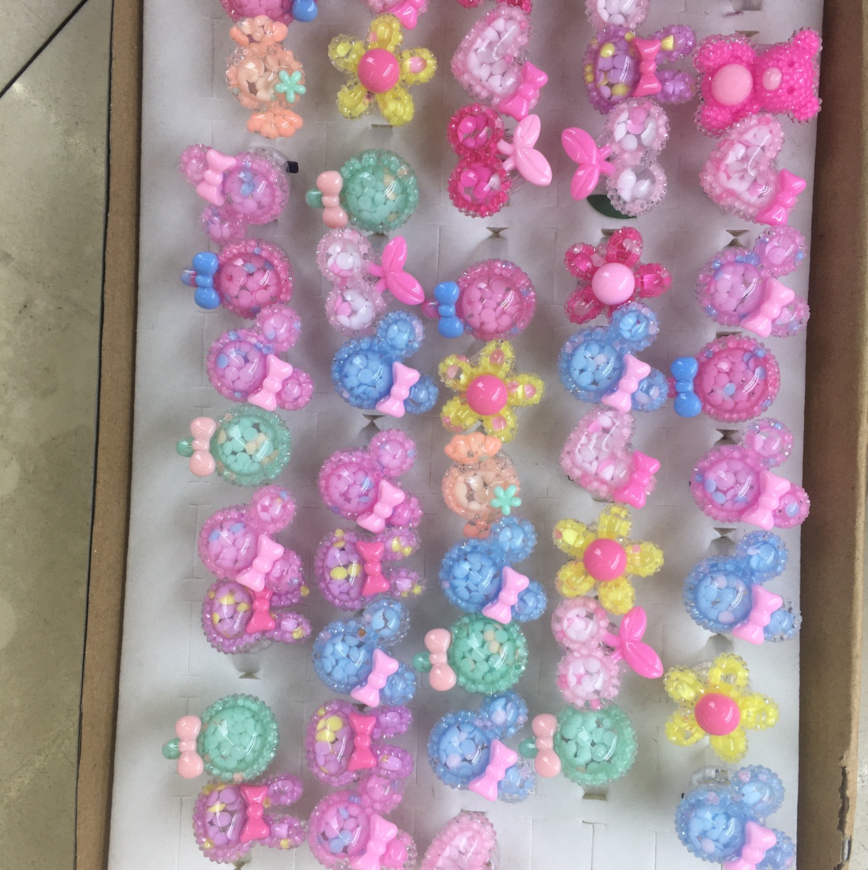 亚克力发光戒指细节图