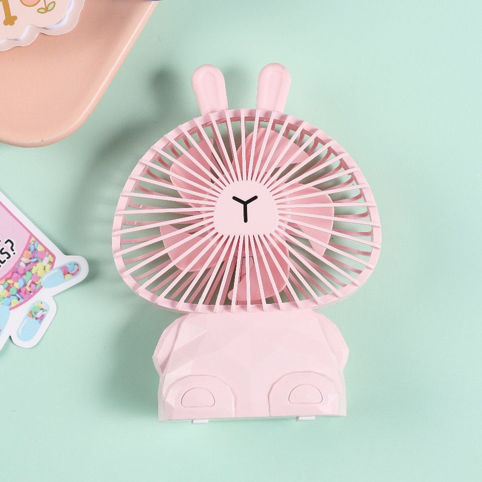 Korean version of standing bear animal USB cartoon cute portable handheld fan small fresh mini fan