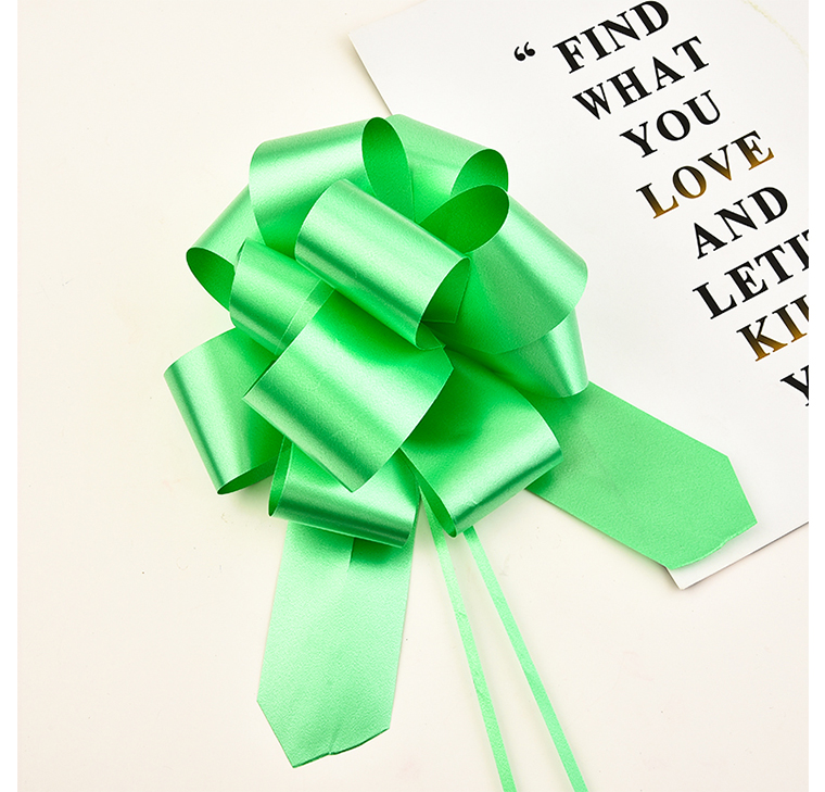 圣诞球花 婚庆装饰手拉花 礼品盒包装哑膜球花详情9