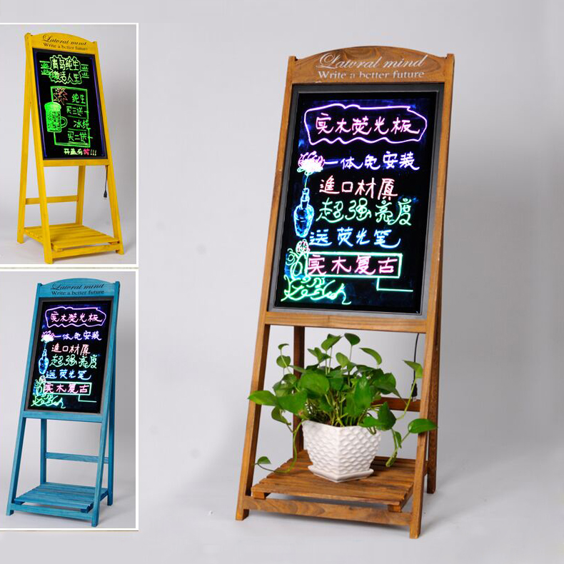 花架式LED手写荧光板咖啡店奶茶店专用             详情图1