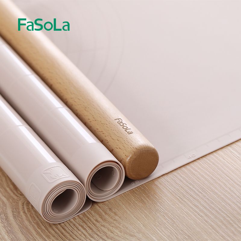 日式FaSoLa防滑揉面垫硅胶垫耐高温烘焙工具和面板案板详情图2