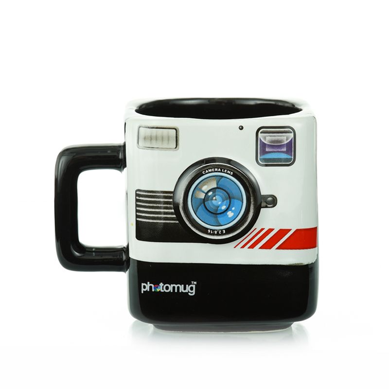 Creative Camera Pottery Porcelain Mug Personality Camera Lens Mug Camera Bone China Mug Application Scenario
