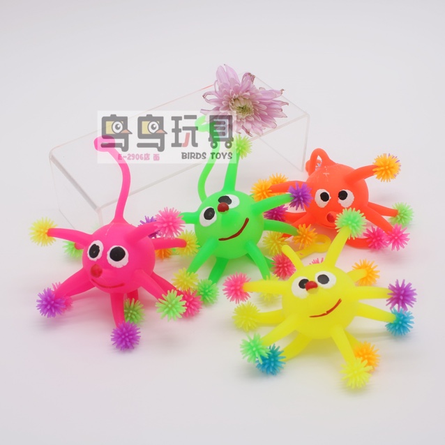 Street stalls economical goods flash toys handmade goods light snow flowers thumbnail