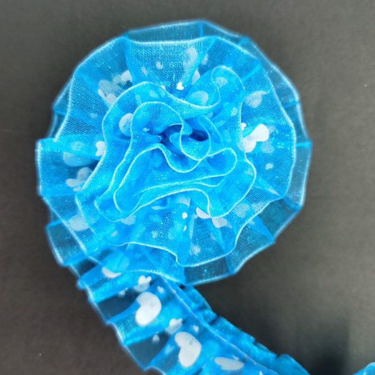 Polyester Sand Belt Printing Lace All Kinds Of Cloth Crease Flower Products Manufacturers Direct Sales undefined