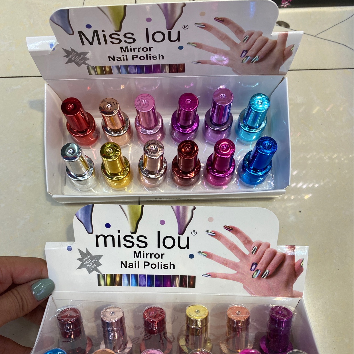 From The Quantitative 7200 Mirror Nail Polish Manufacturers Direct Sales Sample To Make Waterproof Do Not Fade details Picture