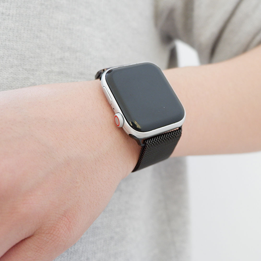 苹果手表硅胶表带双色表带iwatch1234代表扣式运动手表带详情图4