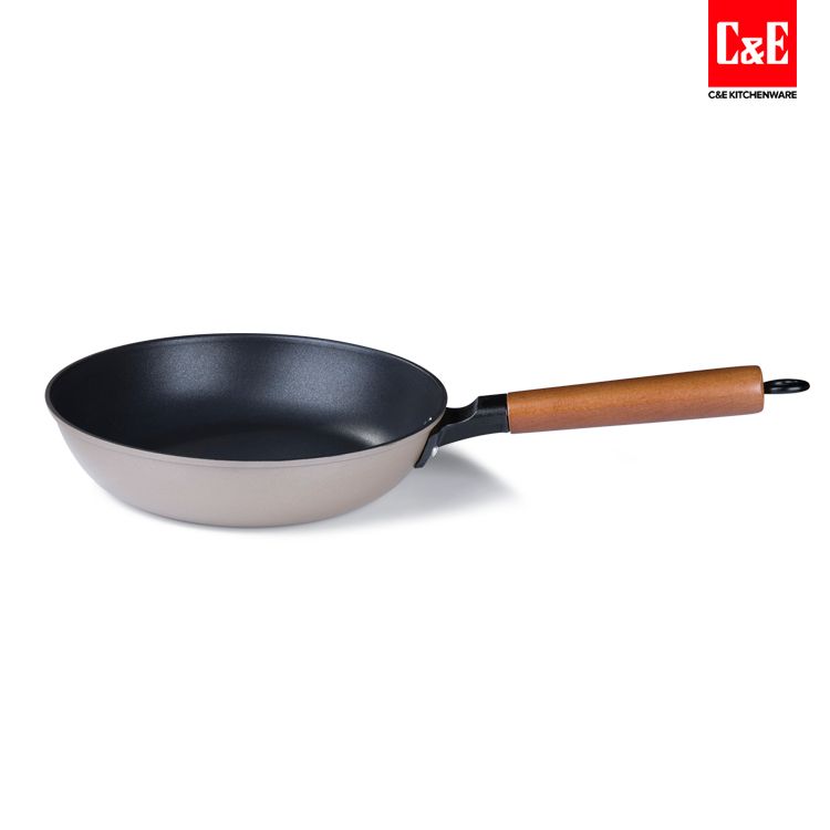 Yiwu Selection C&E creative kitchen utensils and Appliances household gas cooker special three-piece frying pan frying pan soup pot set