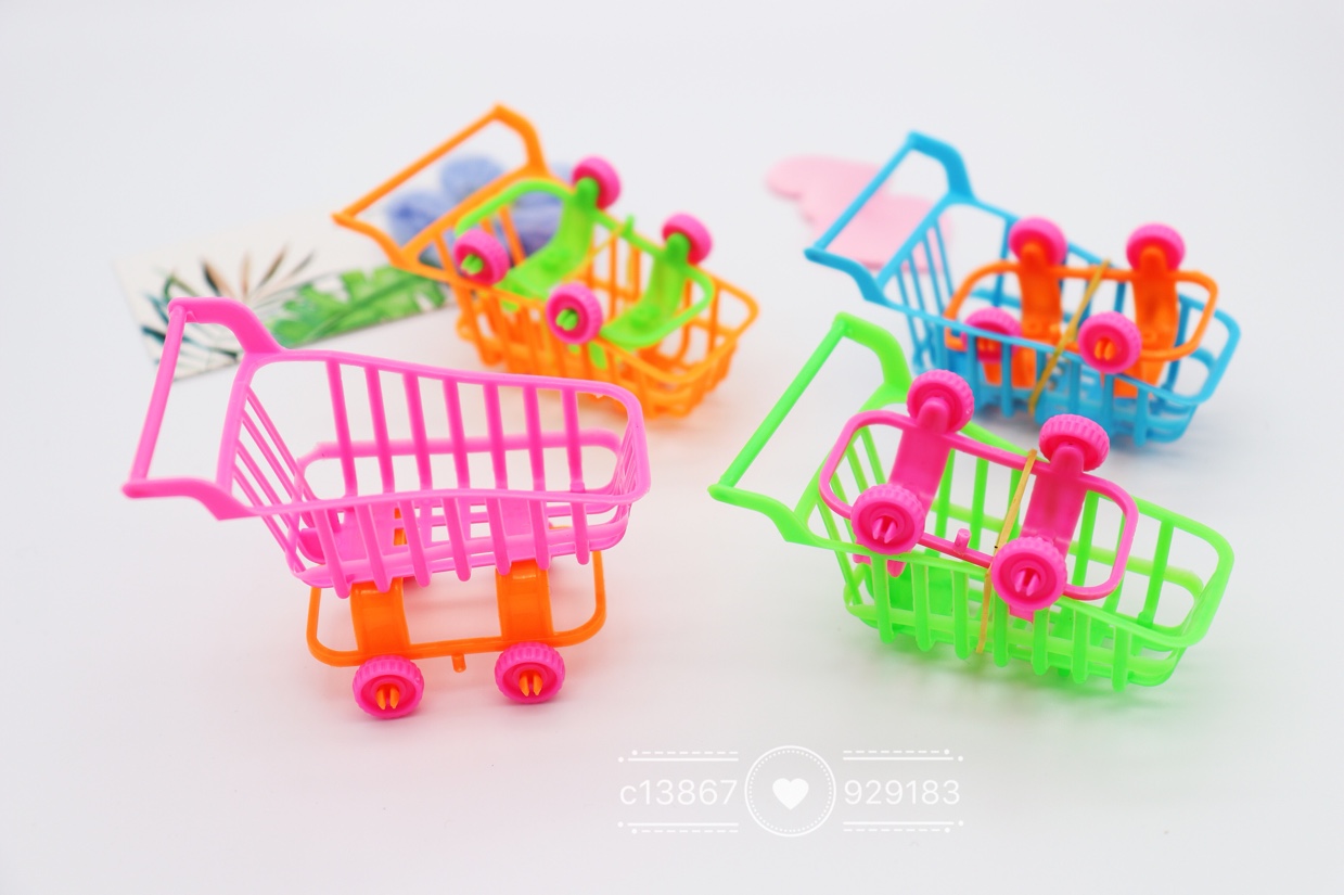 Shopping carts, children's plastic toys, role-playing toys, gifts details Picture