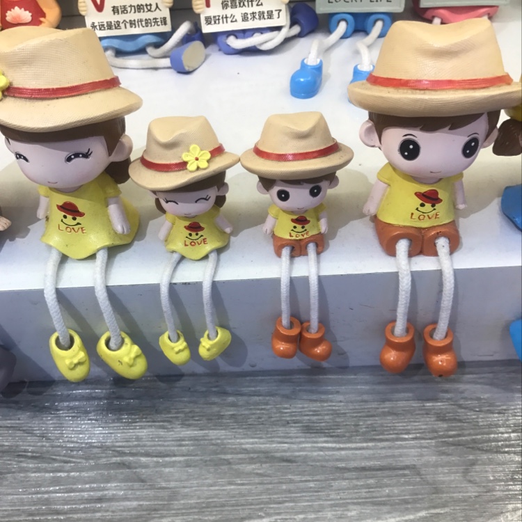 吊脚娃娃43 创意家居装饰小摆件可爱乖萌新品吊脚娃娃小摆件工艺品摆件