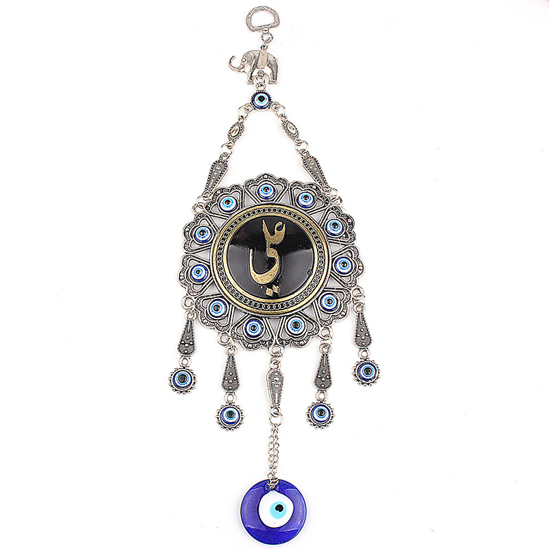 New Crafts Lucky Eye Wall Hanging Middle Eastern Turkish Style Hanging Decorations Home Decor Wall Hanging Decorations details Picture