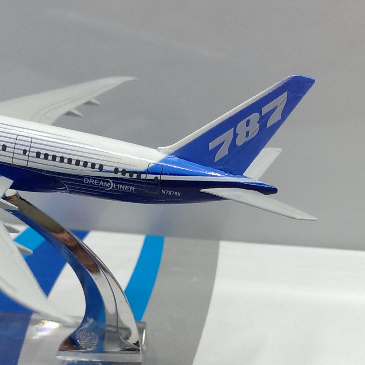 金属飞机模型（B787原型机）飞机模型 合金飞机模型 仿真飞机模型详情图5