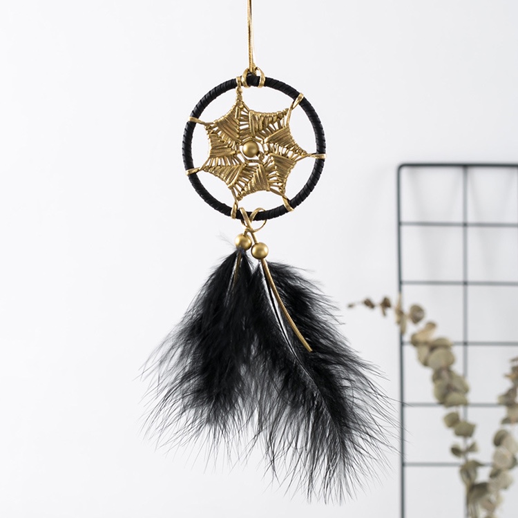 Tianbang dreamcatcher Craft Feather Home Wall Decoration Creative Birthday Car Hanging Gift 20DC025