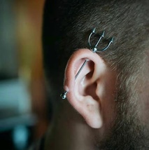 不锈钢另类个性耳环