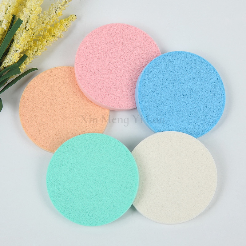10 pieces of high-quality, round and square colored cotton pads for makeup Application Scenario